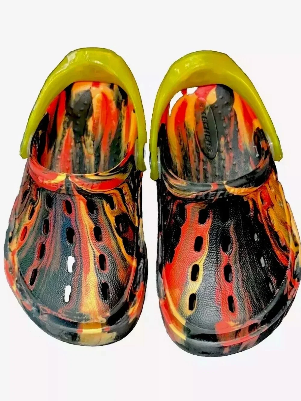 Skechers Foamies Swifters Transluminator Blaze Light Up Clogs Kids Size 7